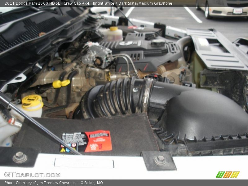Bright White / Dark Slate/Medium Graystone 2011 Dodge Ram 2500 HD SLT Crew Cab 4x4