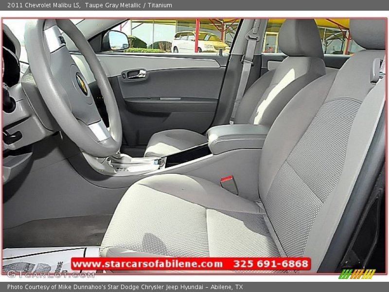 Taupe Gray Metallic / Titanium 2011 Chevrolet Malibu LS