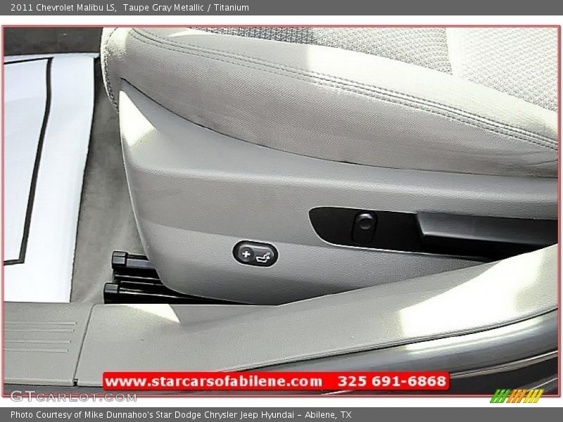 Taupe Gray Metallic / Titanium 2011 Chevrolet Malibu LS