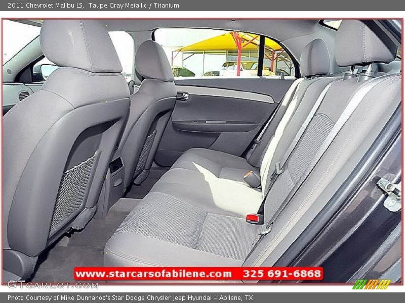 Taupe Gray Metallic / Titanium 2011 Chevrolet Malibu LS