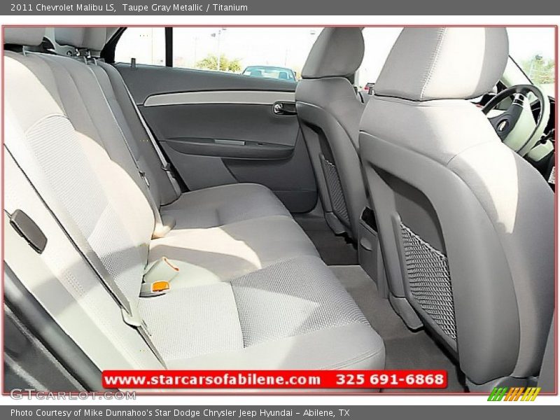Taupe Gray Metallic / Titanium 2011 Chevrolet Malibu LS