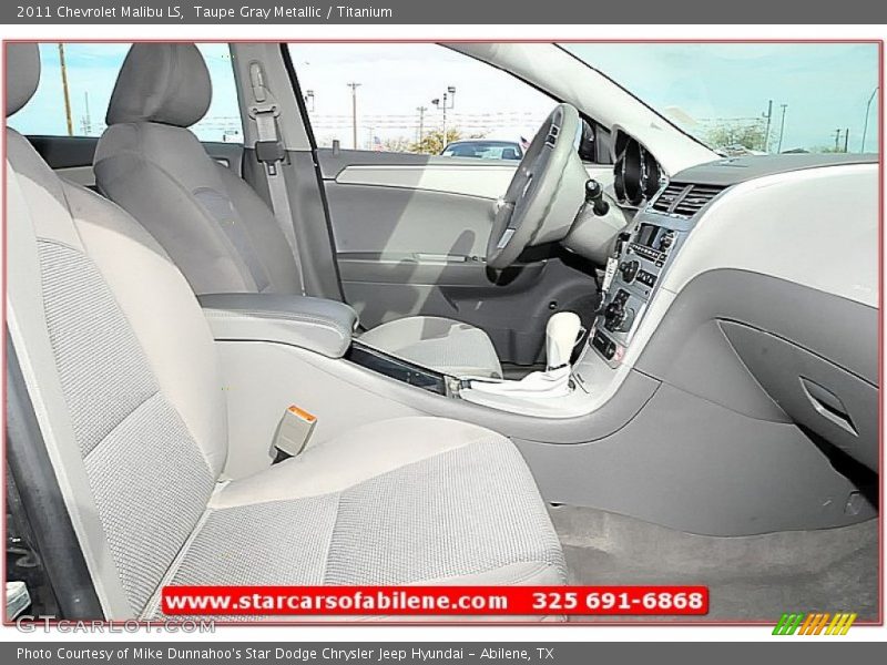 Taupe Gray Metallic / Titanium 2011 Chevrolet Malibu LS