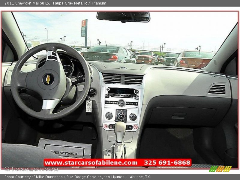 Taupe Gray Metallic / Titanium 2011 Chevrolet Malibu LS