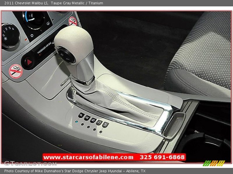 Taupe Gray Metallic / Titanium 2011 Chevrolet Malibu LS