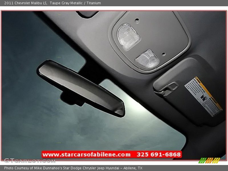 Taupe Gray Metallic / Titanium 2011 Chevrolet Malibu LS