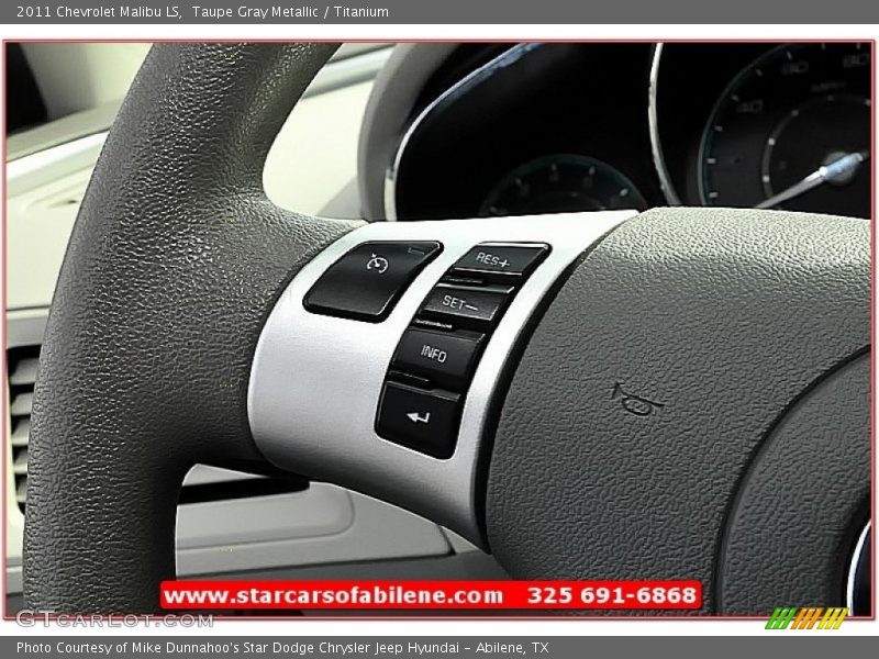 Taupe Gray Metallic / Titanium 2011 Chevrolet Malibu LS