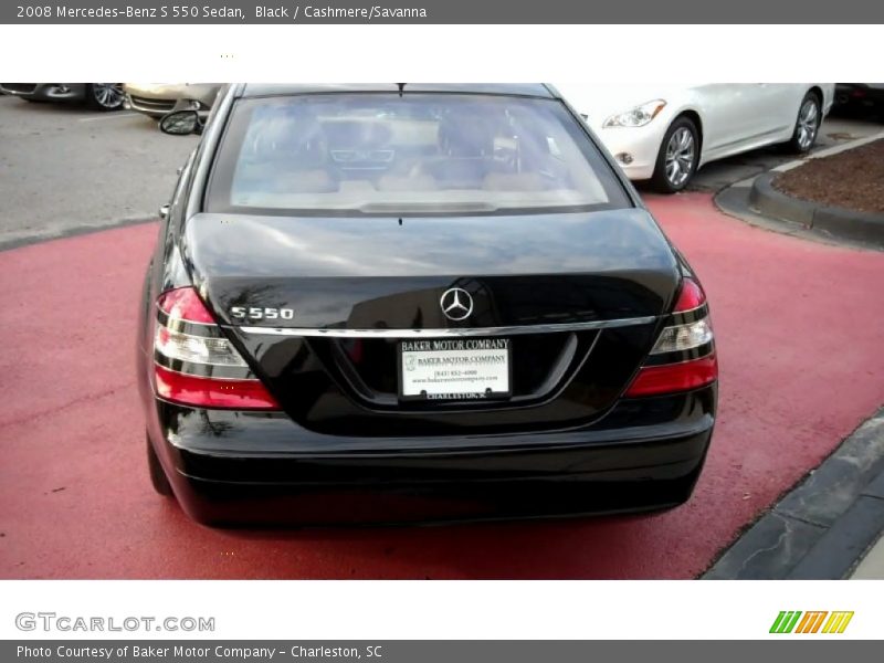 Black / Cashmere/Savanna 2008 Mercedes-Benz S 550 Sedan