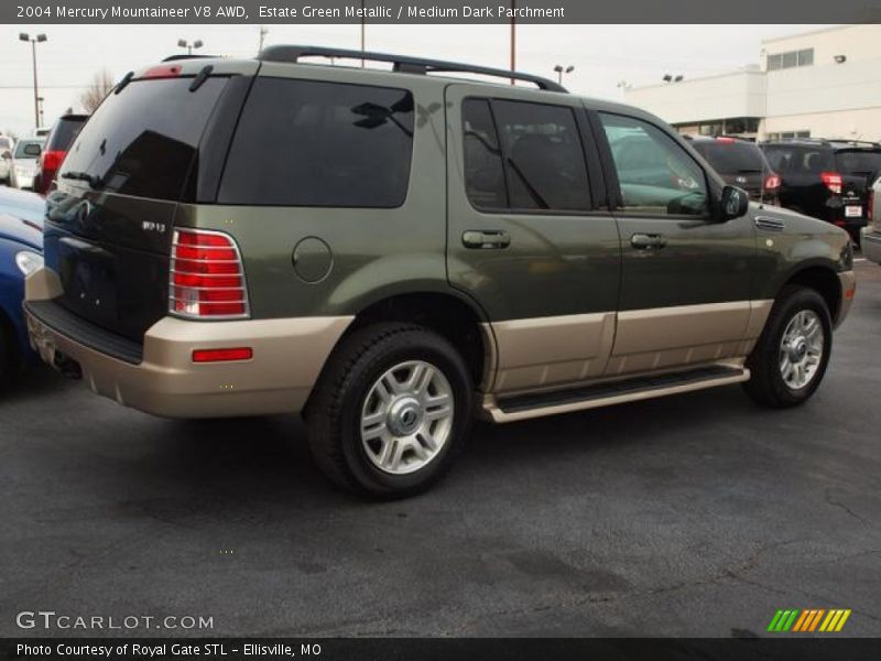Estate Green Metallic / Medium Dark Parchment 2004 Mercury Mountaineer V8 AWD
