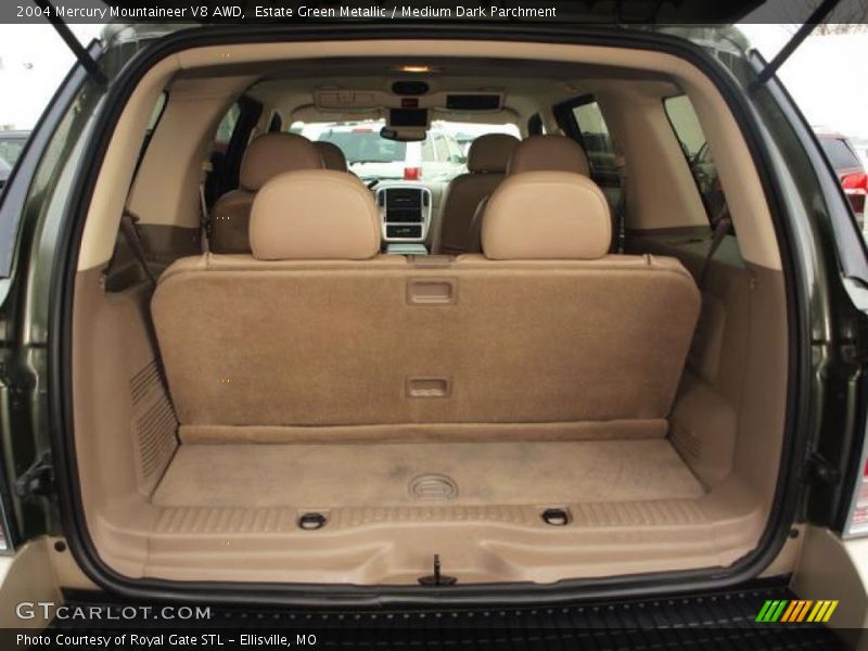 Estate Green Metallic / Medium Dark Parchment 2004 Mercury Mountaineer V8 AWD