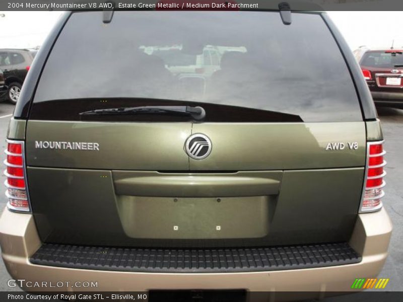 Estate Green Metallic / Medium Dark Parchment 2004 Mercury Mountaineer V8 AWD