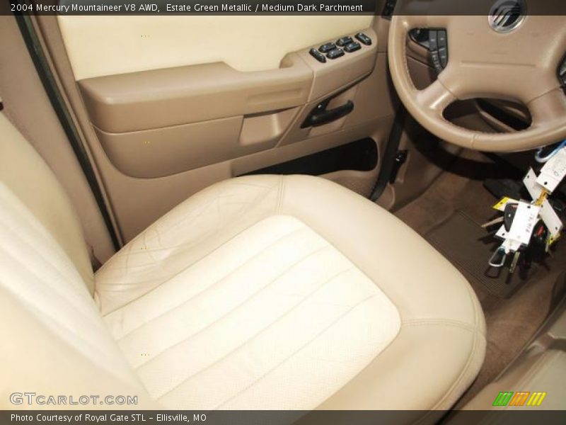 Estate Green Metallic / Medium Dark Parchment 2004 Mercury Mountaineer V8 AWD