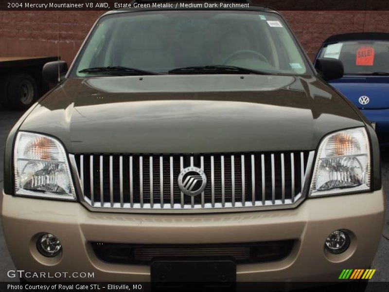 Estate Green Metallic / Medium Dark Parchment 2004 Mercury Mountaineer V8 AWD