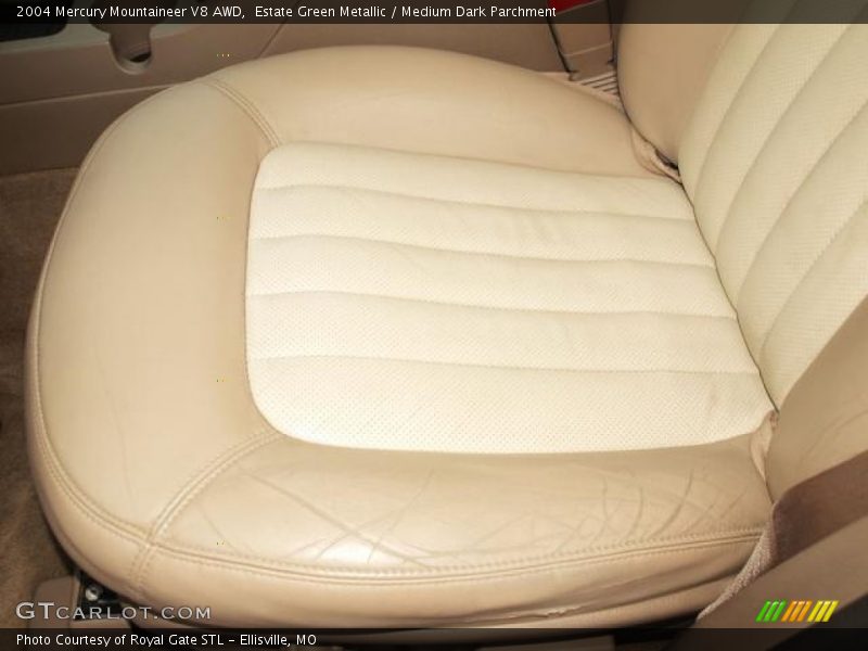 Estate Green Metallic / Medium Dark Parchment 2004 Mercury Mountaineer V8 AWD