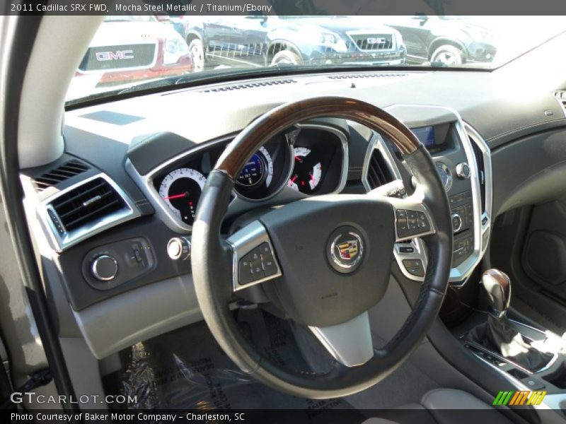 Mocha Steel Metallic / Titanium/Ebony 2011 Cadillac SRX FWD