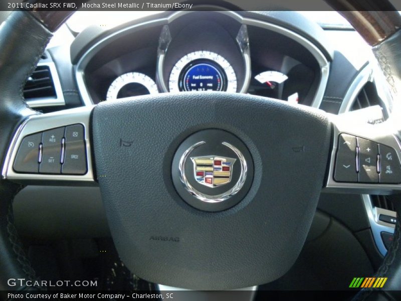 Mocha Steel Metallic / Titanium/Ebony 2011 Cadillac SRX FWD