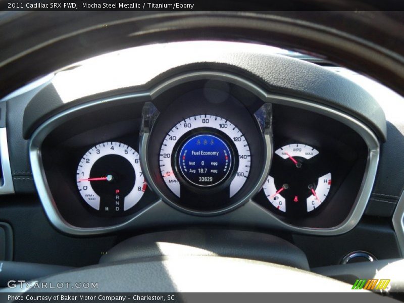 Mocha Steel Metallic / Titanium/Ebony 2011 Cadillac SRX FWD