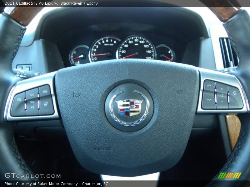 Black Raven / Ebony 2011 Cadillac STS V6 Luxury