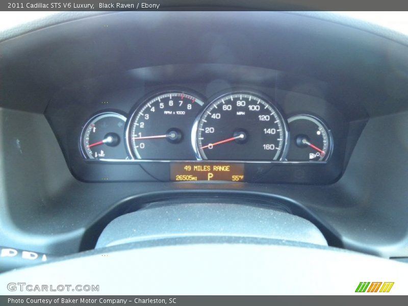 Black Raven / Ebony 2011 Cadillac STS V6 Luxury