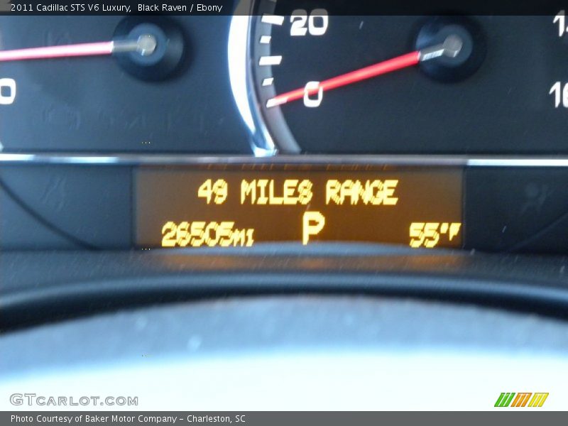 Black Raven / Ebony 2011 Cadillac STS V6 Luxury
