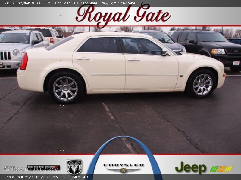 Cool Vanilla / Dark Slate Gray/Light Graystone 2005 Chrysler 300 C HEMI
