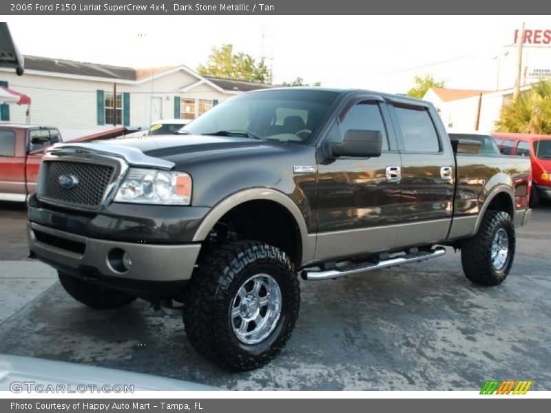 Dark Stone Metallic / Tan 2006 Ford F150 Lariat SuperCrew 4x4