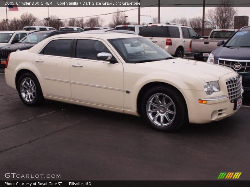 Cool Vanilla / Dark Slate Gray/Light Graystone 2005 Chrysler 300 C HEMI