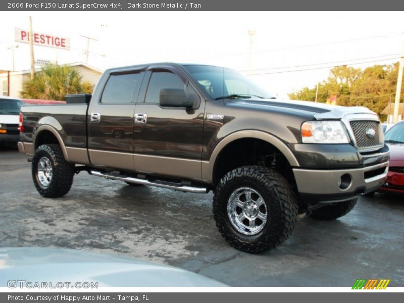 Dark Stone Metallic / Tan 2006 Ford F150 Lariat SuperCrew 4x4