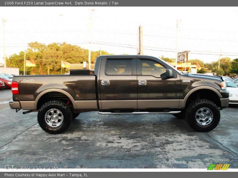 Dark Stone Metallic / Tan 2006 Ford F150 Lariat SuperCrew 4x4