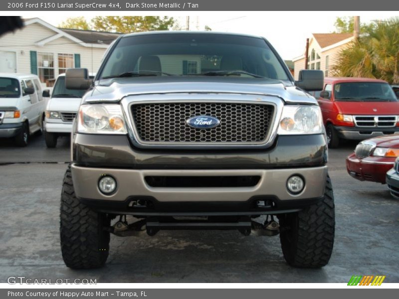 Dark Stone Metallic / Tan 2006 Ford F150 Lariat SuperCrew 4x4