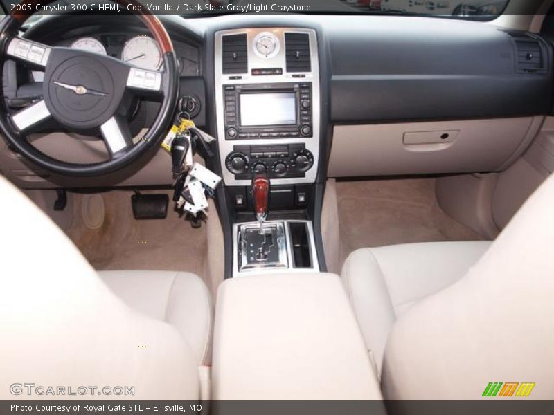 Cool Vanilla / Dark Slate Gray/Light Graystone 2005 Chrysler 300 C HEMI
