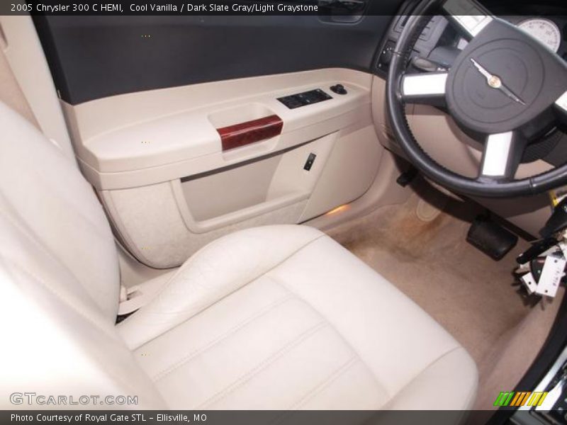 Cool Vanilla / Dark Slate Gray/Light Graystone 2005 Chrysler 300 C HEMI