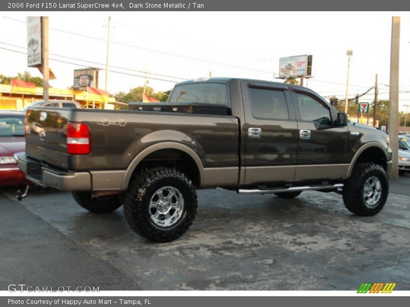 Dark Stone Metallic / Tan 2006 Ford F150 Lariat SuperCrew 4x4