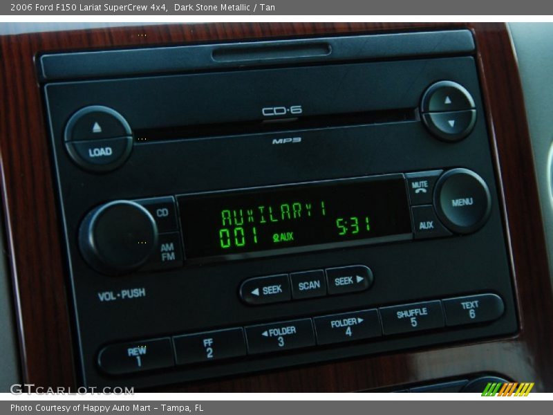 Dark Stone Metallic / Tan 2006 Ford F150 Lariat SuperCrew 4x4