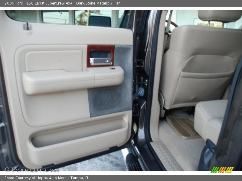 Dark Stone Metallic / Tan 2006 Ford F150 Lariat SuperCrew 4x4