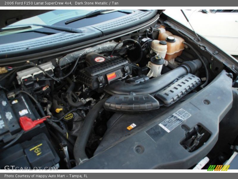 Dark Stone Metallic / Tan 2006 Ford F150 Lariat SuperCrew 4x4