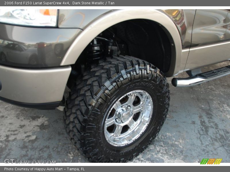 Dark Stone Metallic / Tan 2006 Ford F150 Lariat SuperCrew 4x4