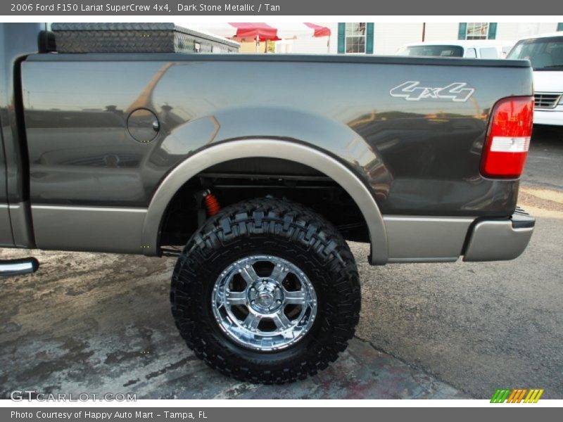 Dark Stone Metallic / Tan 2006 Ford F150 Lariat SuperCrew 4x4