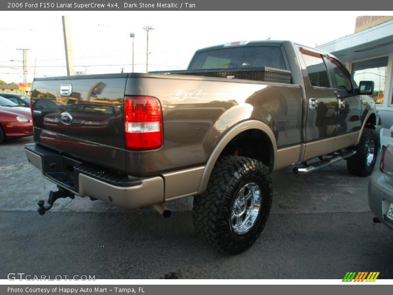 Dark Stone Metallic / Tan 2006 Ford F150 Lariat SuperCrew 4x4