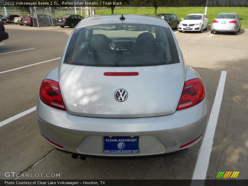 Reflex Silver Metallic / Titan Black 2012 Volkswagen Beetle 2.5L