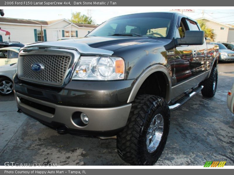 Dark Stone Metallic / Tan 2006 Ford F150 Lariat SuperCrew 4x4