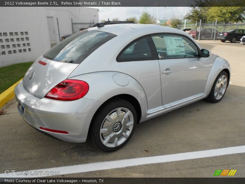 Reflex Silver Metallic / Titan Black 2012 Volkswagen Beetle 2.5L