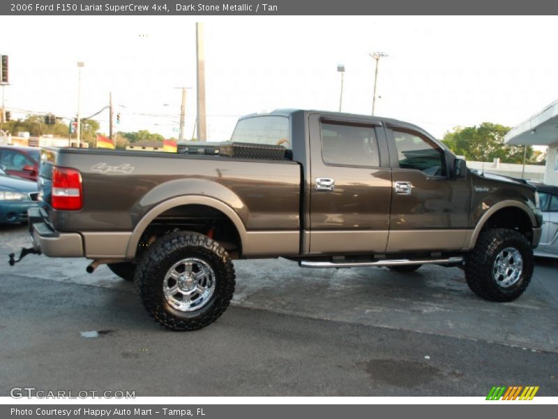 Dark Stone Metallic / Tan 2006 Ford F150 Lariat SuperCrew 4x4