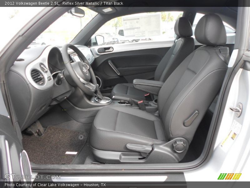 Reflex Silver Metallic / Titan Black 2012 Volkswagen Beetle 2.5L