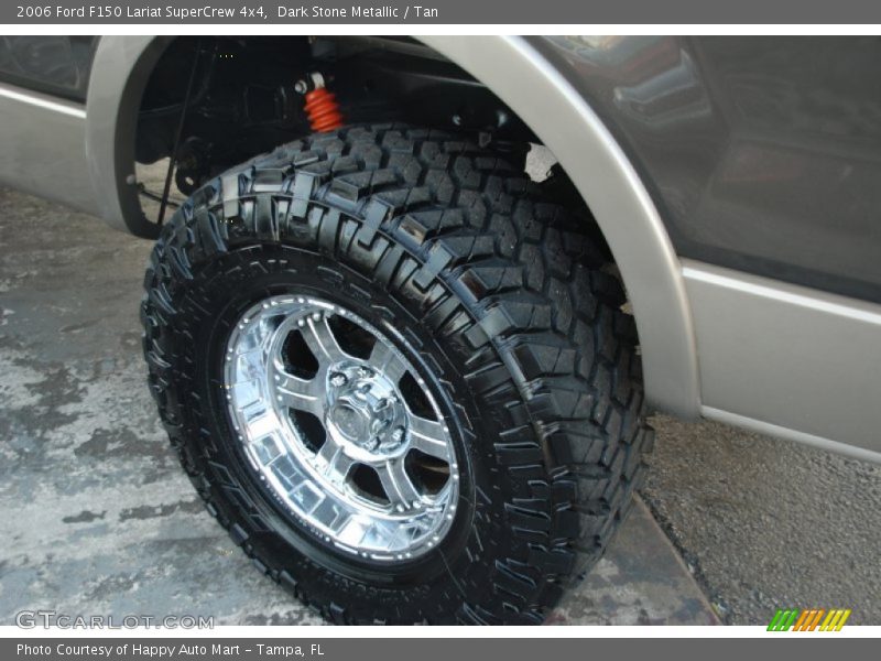 Dark Stone Metallic / Tan 2006 Ford F150 Lariat SuperCrew 4x4