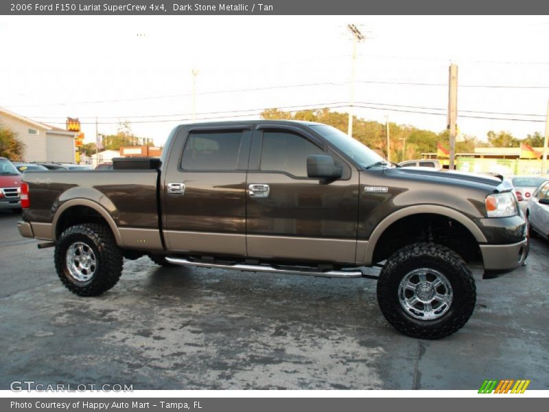 Dark Stone Metallic / Tan 2006 Ford F150 Lariat SuperCrew 4x4