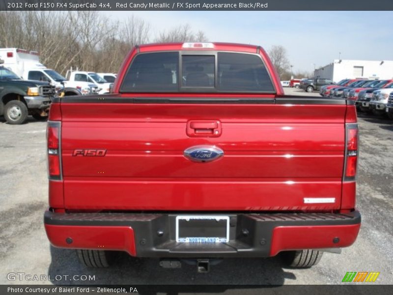 Red Candy Metallic / FX Sport Appearance Black/Red 2012 Ford F150 FX4 SuperCab 4x4