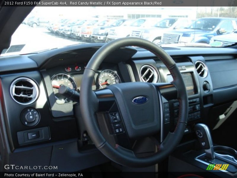 Red Candy Metallic / FX Sport Appearance Black/Red 2012 Ford F150 FX4 SuperCab 4x4