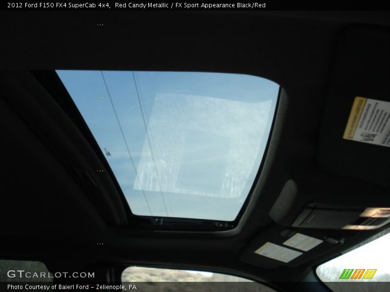 Red Candy Metallic / FX Sport Appearance Black/Red 2012 Ford F150 FX4 SuperCab 4x4