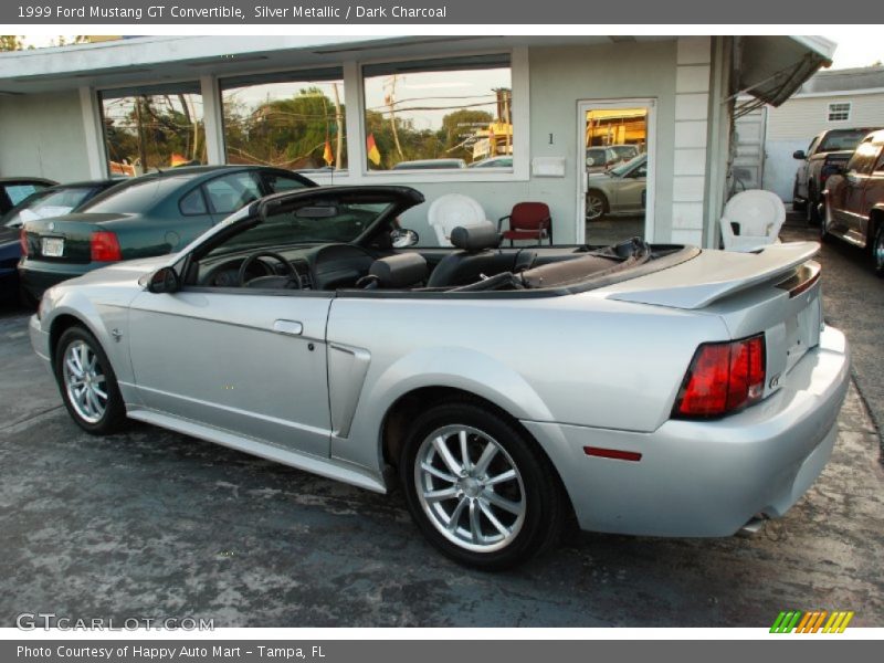 Silver Metallic / Dark Charcoal 1999 Ford Mustang GT Convertible