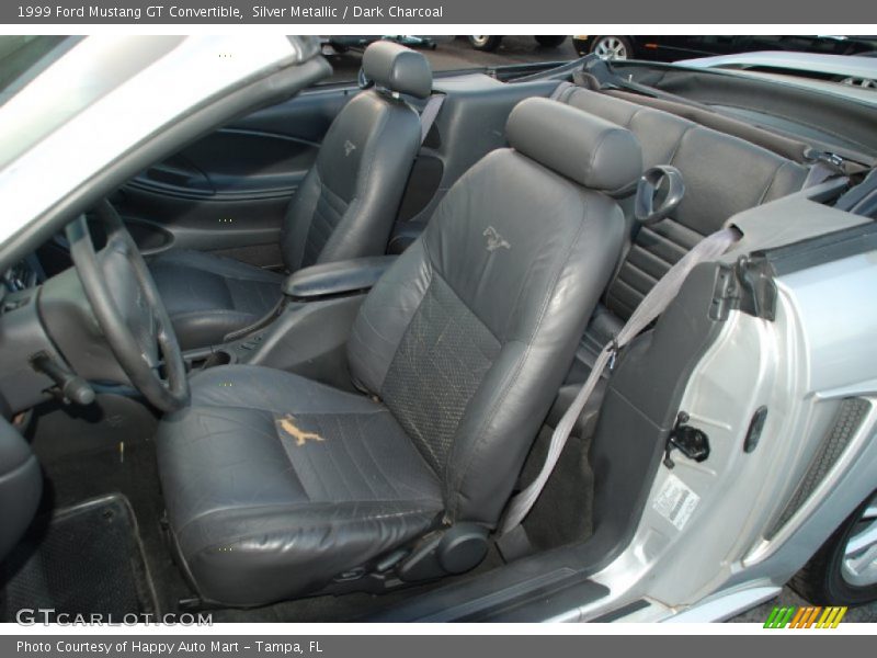 Silver Metallic / Dark Charcoal 1999 Ford Mustang GT Convertible